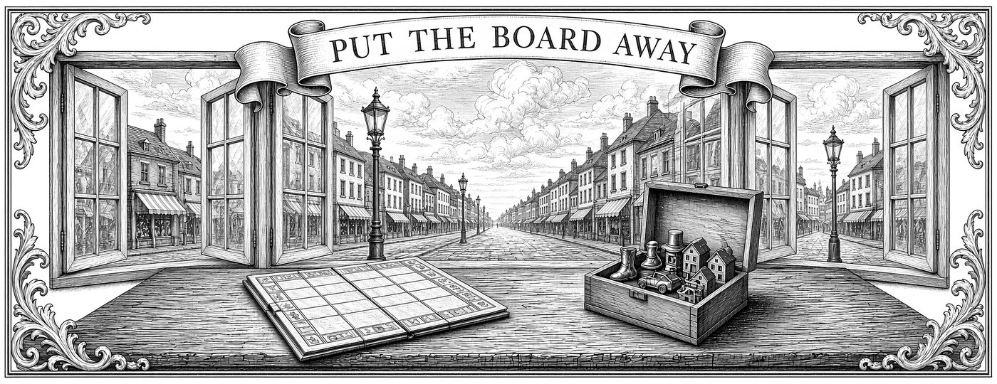 Chapter art for Epilogue: The Board